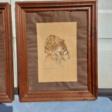 2 Pencil drawings by: H. Vincent Anglade