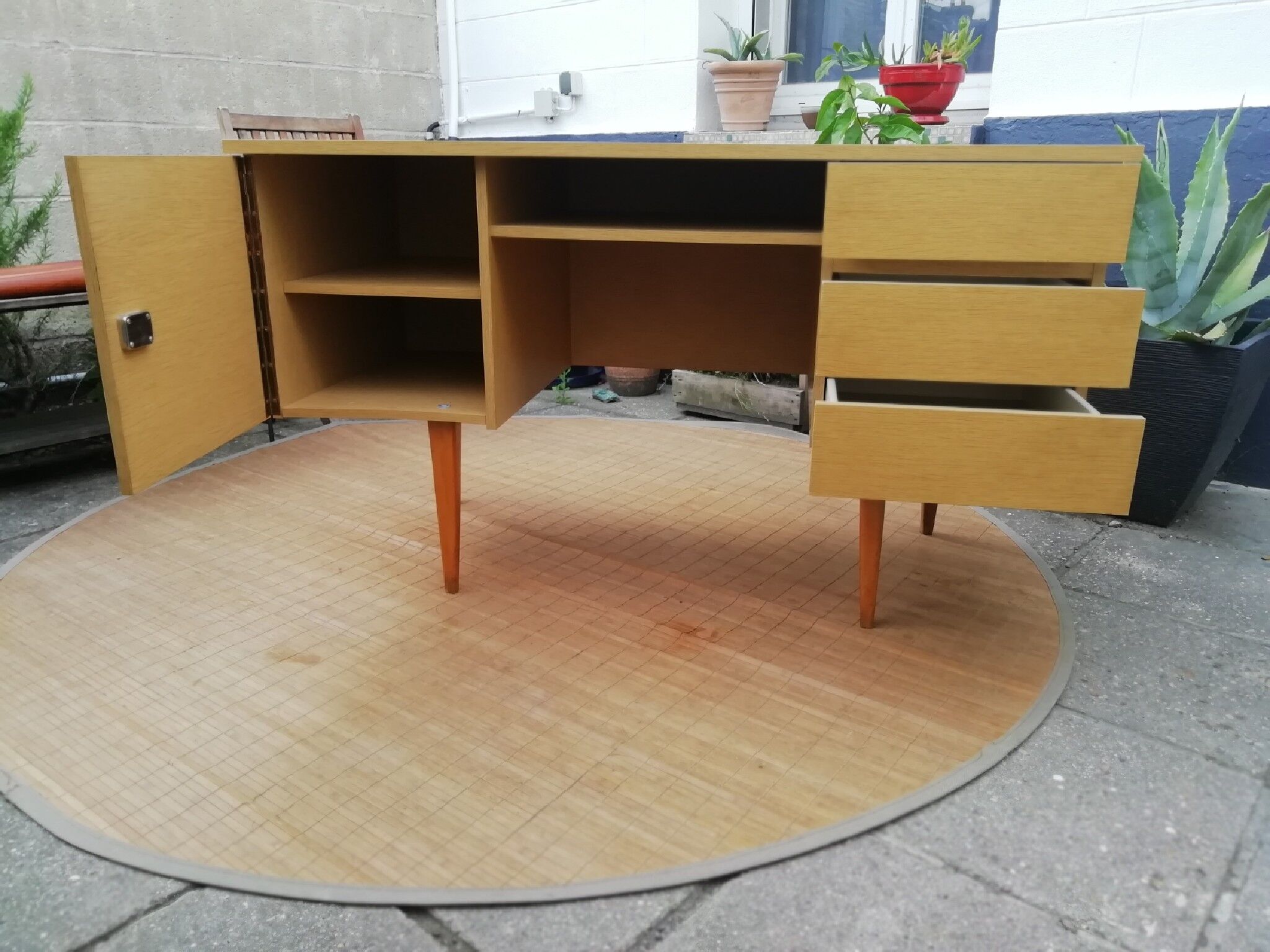 Scandinavian style desk 70s