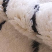 Beni M'Rirt White and Black Rug - 211 x 153 cm