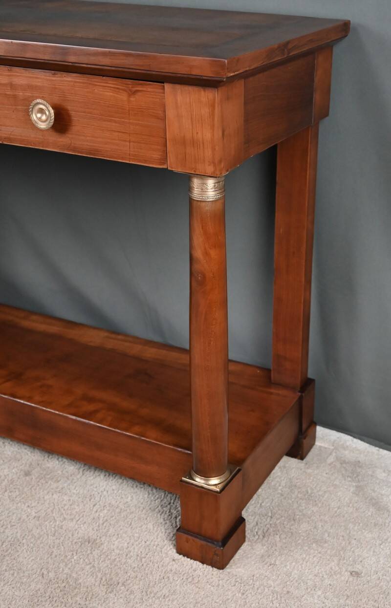 Cherrywood console, Empire style – Mid 19th century