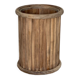 Wooden umbrella stand walking stick holder