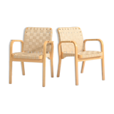 'Model 45' Armchairs by Alvar Aalto