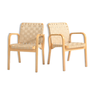 'Model 45' Armchairs by Alvar Aalto