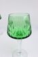 Set of 6 Bohemian crystal wine glasses