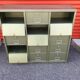 Clamshell cabinet