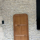 Antique Louis-Philippe mirror 158/74cm gilded with gold leaf, mercury.