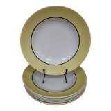 Set of 6 “Orchies Moulin des Loups” soup plates