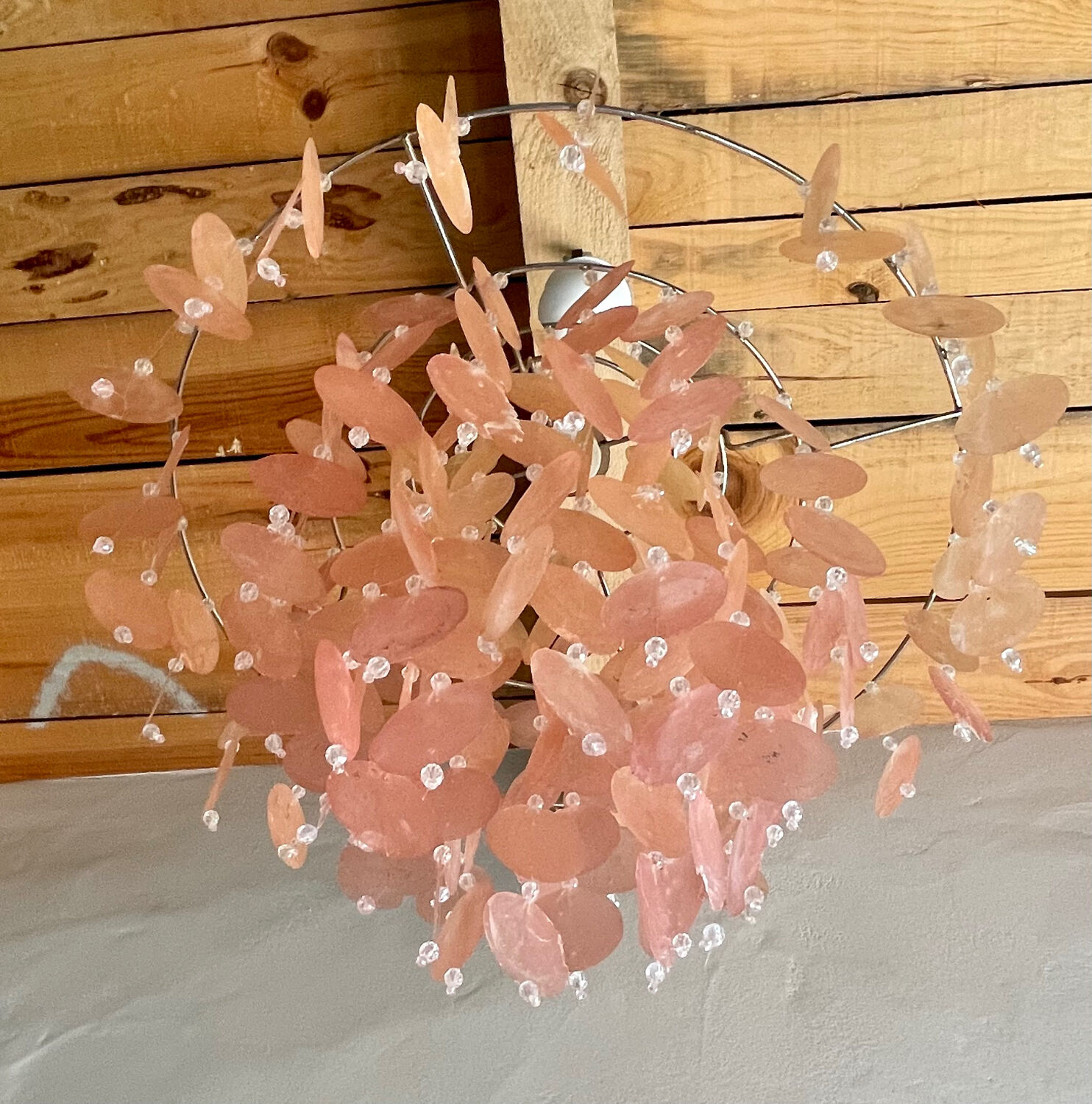 Mother-of-pearl chandelier