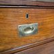 Antique English Mahogany Campaign Chest Of Drawers, 1820/30s