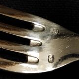 12 silver-plated dessert forks by Félix Frères