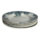 5 assiettes creuses en terre de fer