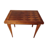 Table dining expandable wallet wood and veneer art déco