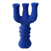 Bougeoir bleu