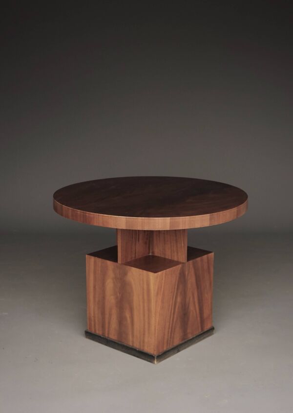 Table basse ou table d'appoint Art Déco géométrique, années 1930