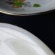4 Gien "primefleur" hollow porcelain plates