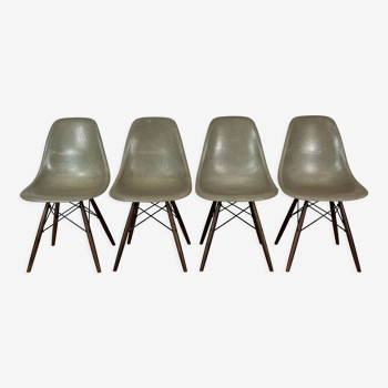 DSW side chairs by Charles & Ray Eames, Herman Miller edition