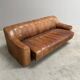 Vintage De Sede DS44 3 seat sofa, 1970s