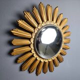 Vintage sunburst mirror, 1960s