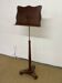 Wood and brass lectern / music stand antique