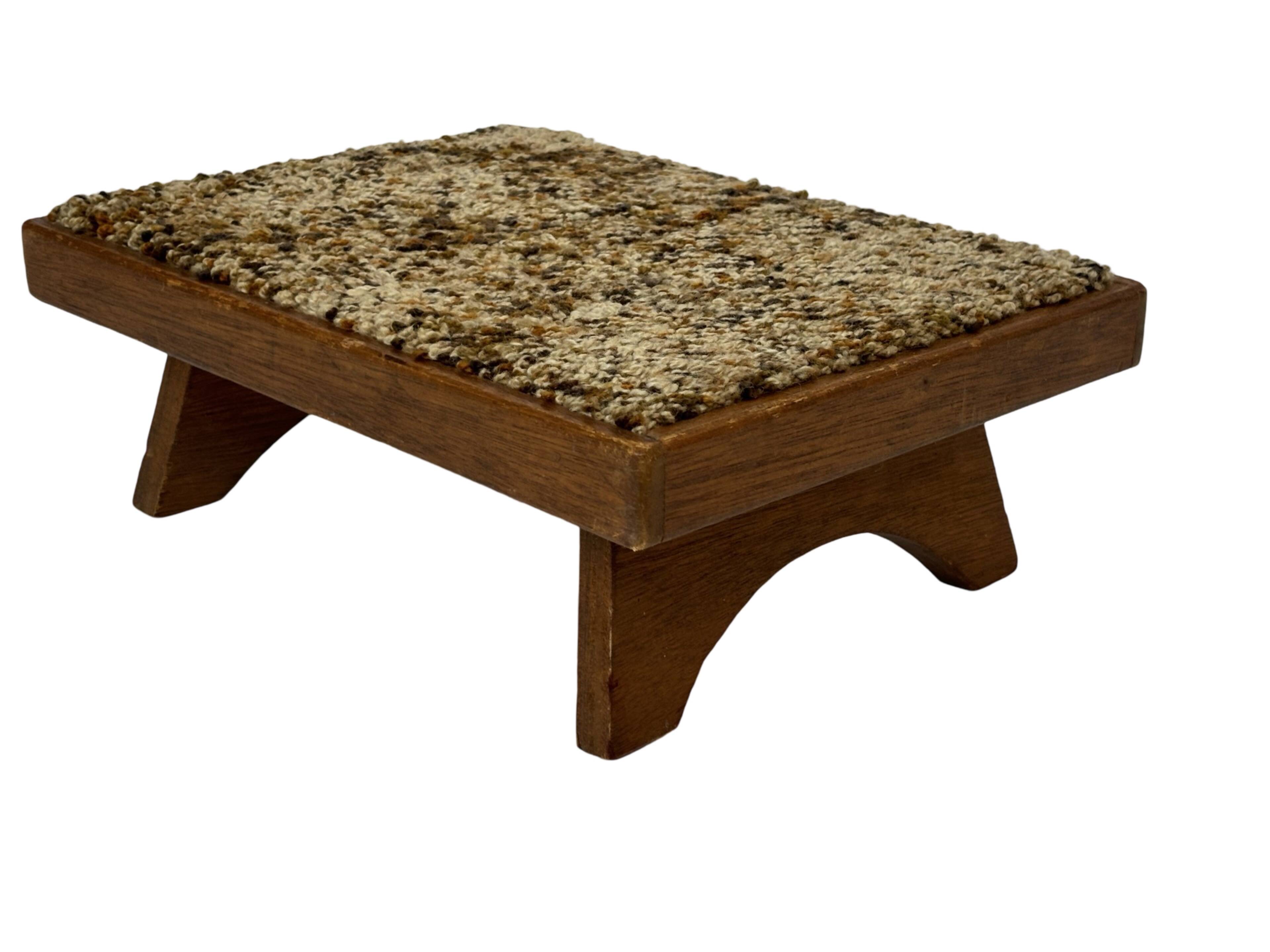 Vintage footstool 60's minimal stool low model