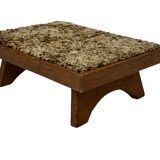 Vintage footstool 60's minimal stool low model