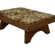 Vintage footstool 60's minimal stool low model