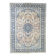Tapis Persan Vintage Tissé Main, Motif Floral, Laine Beige & Bleu,301x414Cm
