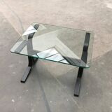 Mid-century Norwegian Siesta glass side table by Ingmar Relling for Westnofa.