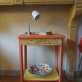 Art Deco painted wood side table - 1930s