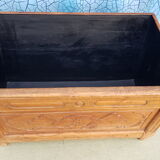 Old solid teak flower box