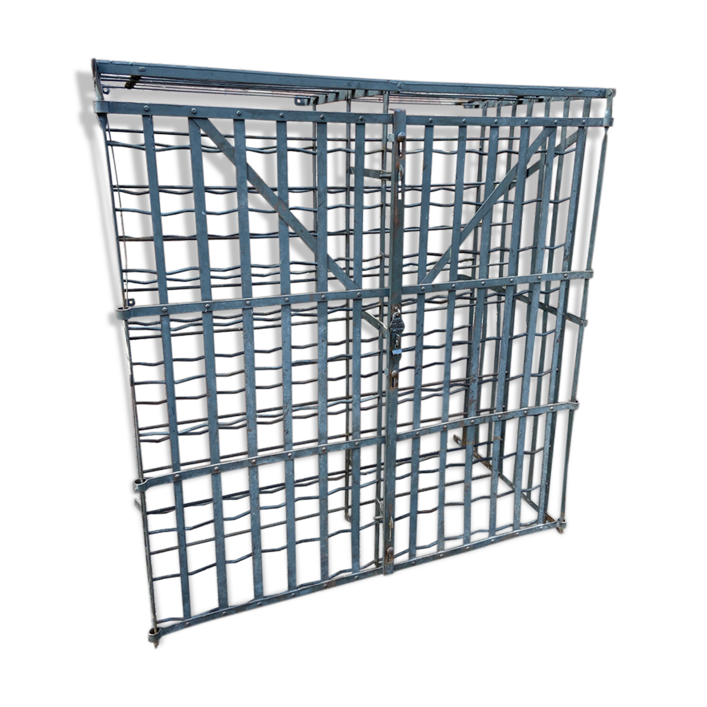 Iron wine cellar forges French wine cellar Rigidex 1950