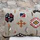 Housse de coussin faite main | Coussin Kilim bohème | Décoration berbère ma