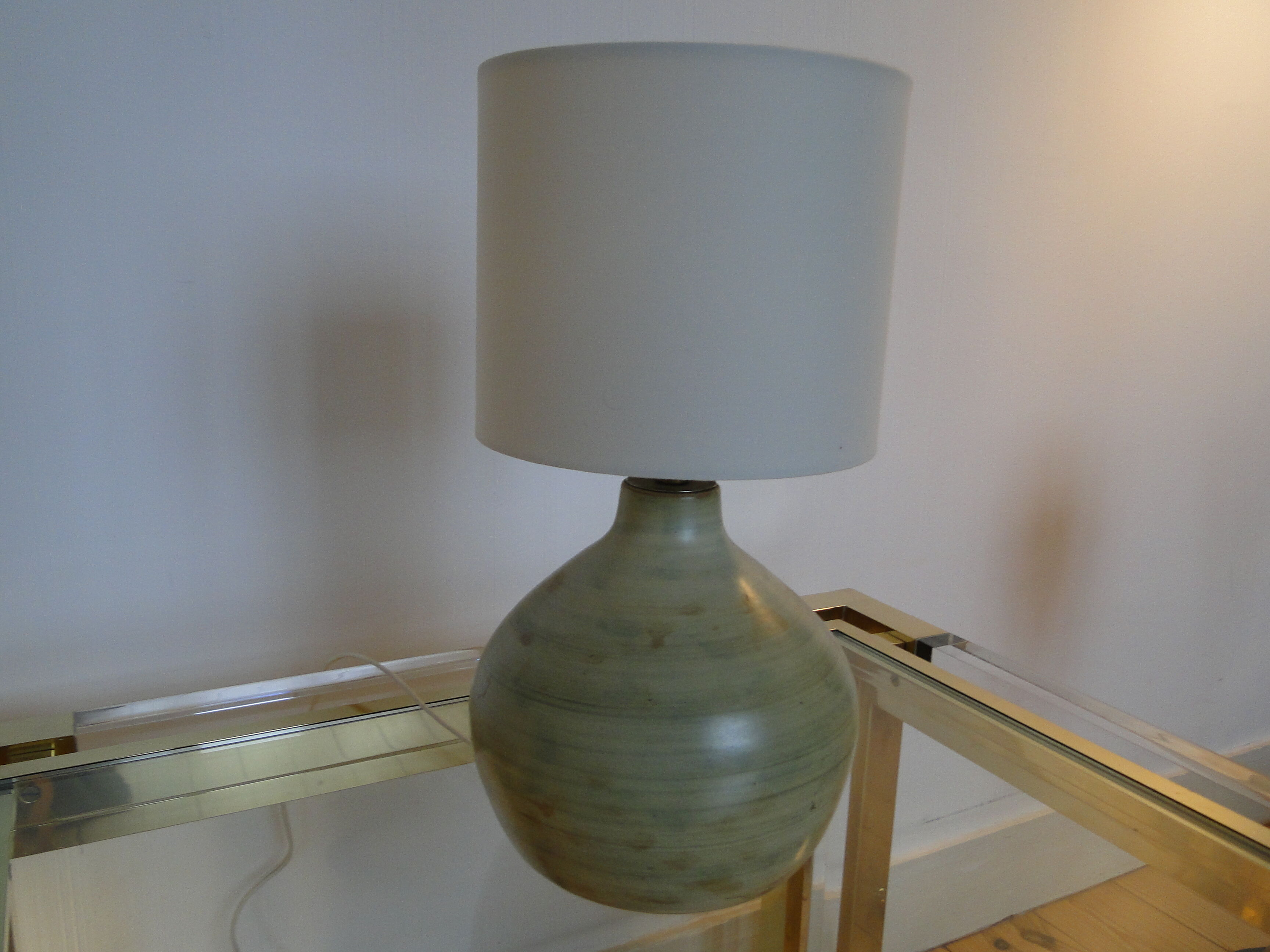 Vintage ceramic bedside table lamp from 1959 France