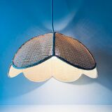 Bohemian suspension flower shape in raffia