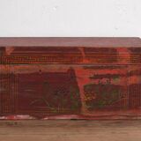 Small antique chest with floral patterns (circa 1900) #19