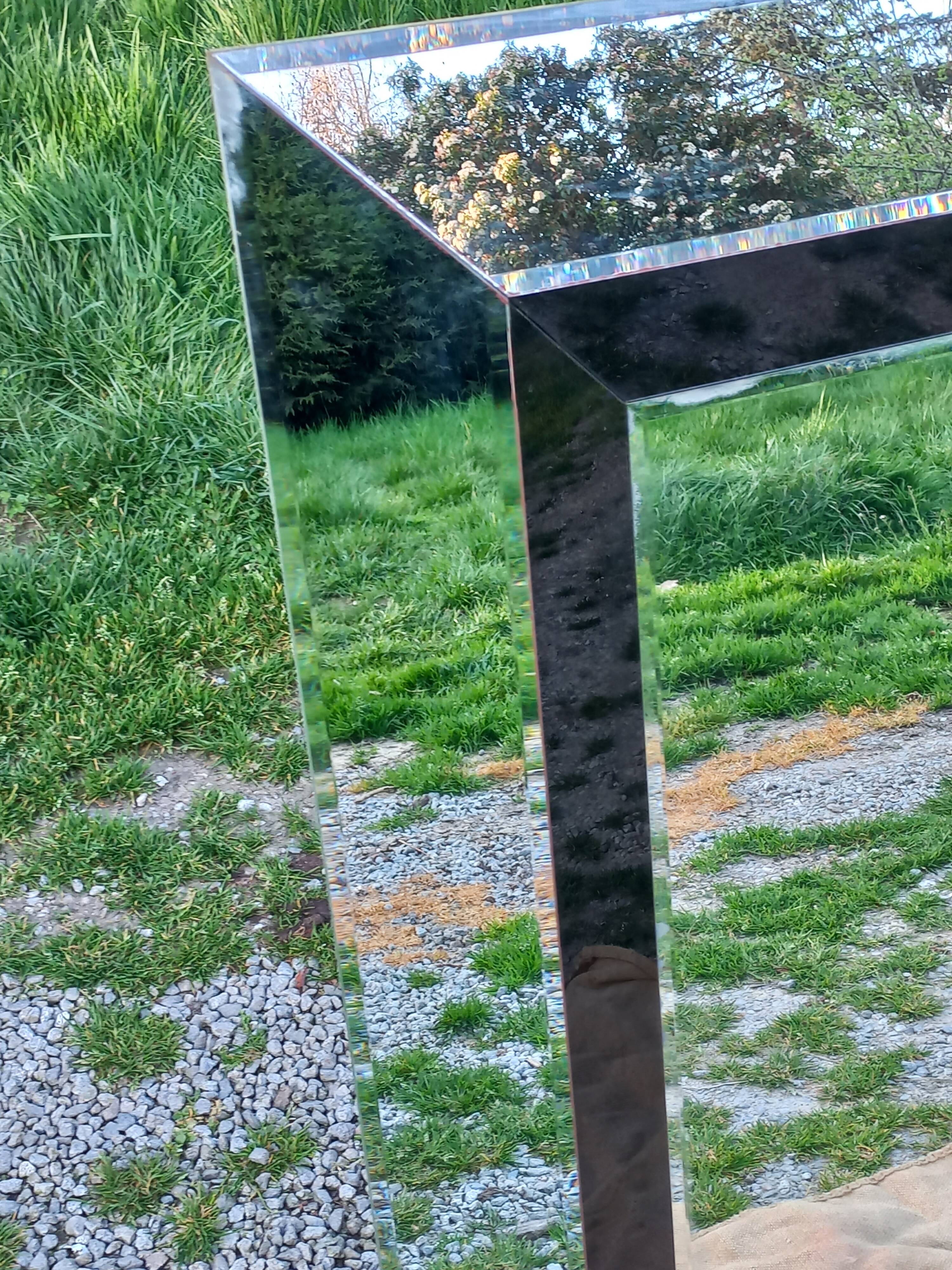 70s/80s design mirror made in Belgium