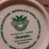 Set of 5 cups Villeroy and Boch scarlett