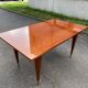 Table à manger scandinave extensible bois et palissandre laquée 230cm