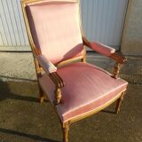 Fauteuil en noyer blond du XlXème siecle