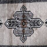 Handmade vintage Persian Gabbeh rug 111cm x 214cm, 1970s