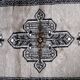 Handmade vintage Persian Gabbeh rug 111cm x 214cm, 1970s