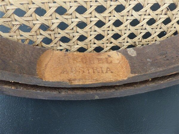 Vintage chair cannée by Fischel 1930 Austria