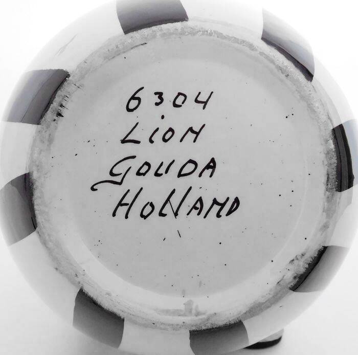 Pair of Vintage Vases • Jumbo • Gouda Holland • Earthenware • 1956