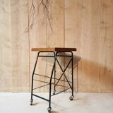 Vinyl door on wheels