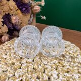 Small crystal vases