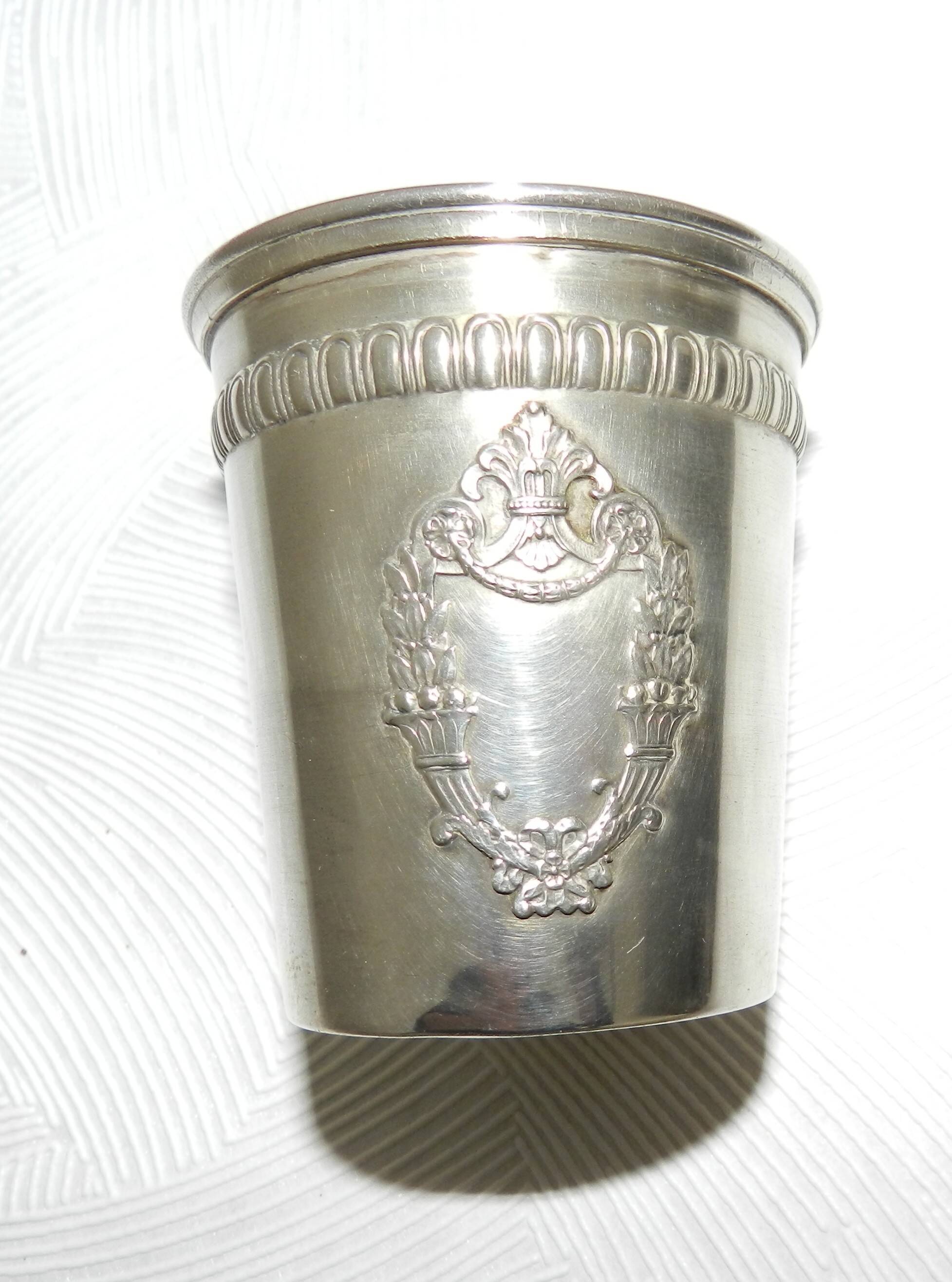 Solid silver cup, Minerva hallmark
