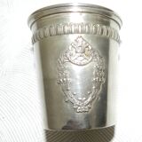 Solid silver cup, Minerva hallmark