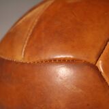 Large Vintage Leather Medicine Ball