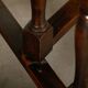 Antique English oval Gateleg Table in solid Oak, Late 19th Century