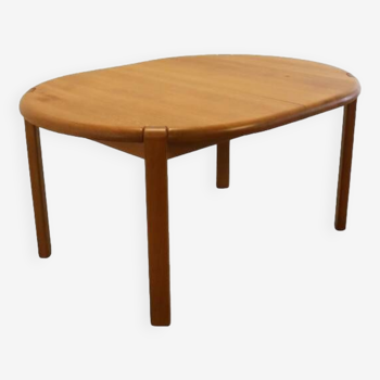 Table de salle à manger ovale 'Korshavn' de Niels Bach - japandi / vintage / Danish design